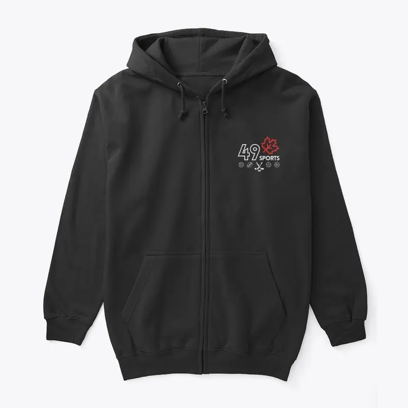 49 Red Leaf Collection - Zip Hoodie